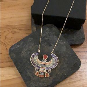 Egyptian eagle necklace